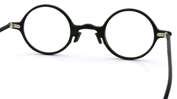 FRANCE Vintage フランス ヴィンテージ メガネ m.rochaix MIDDLE-ROUND MATTE-BLACK 203 HAVAI 40 7