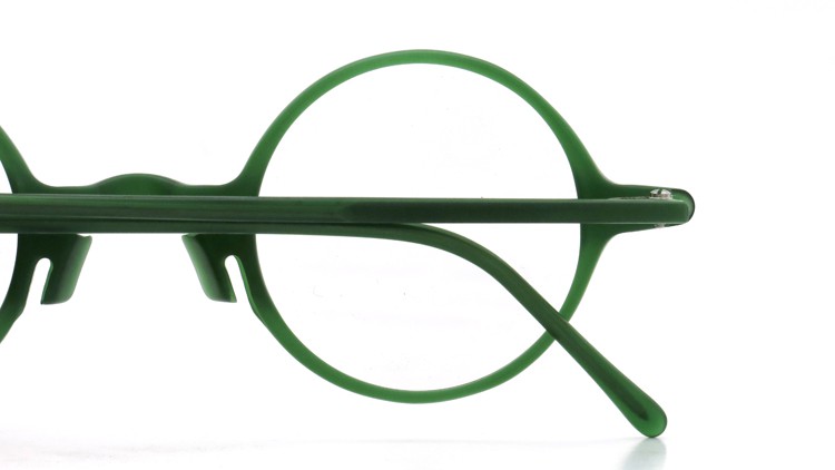 FRANCE Vintage フランス ヴィンテージ メガネ m.rochaix MIDDLE-ROUND MATTE-GREEN 276 HAVAI 40 13