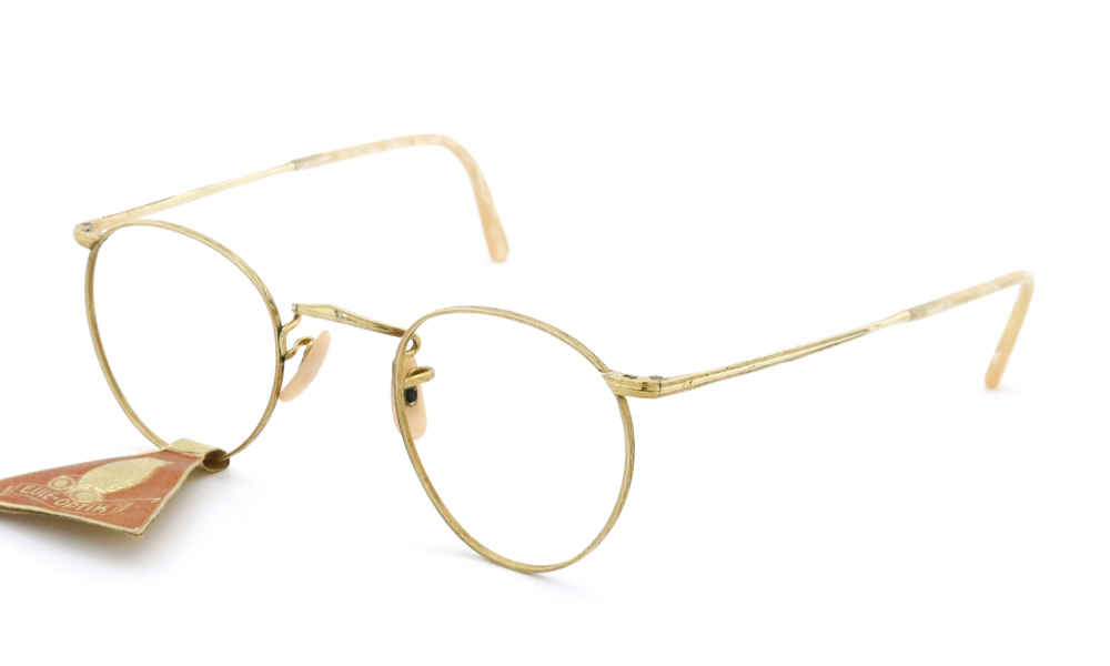 French vintage フレンチ・ヴィンテージ メガネ通販 EULE-OPTIK ボストン GOLD (取扱店：大宮) ポンメガネ