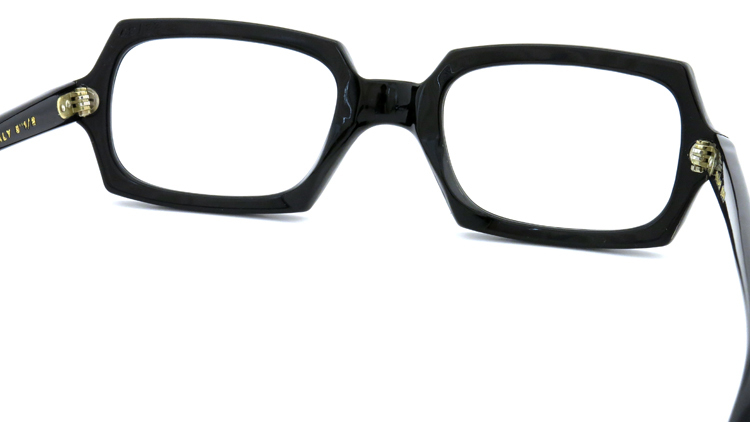 ITALY Vintage イタリアヴィンテージ メガネ SQUARE FRAME TREND ZINA 48-22 BLACK 7