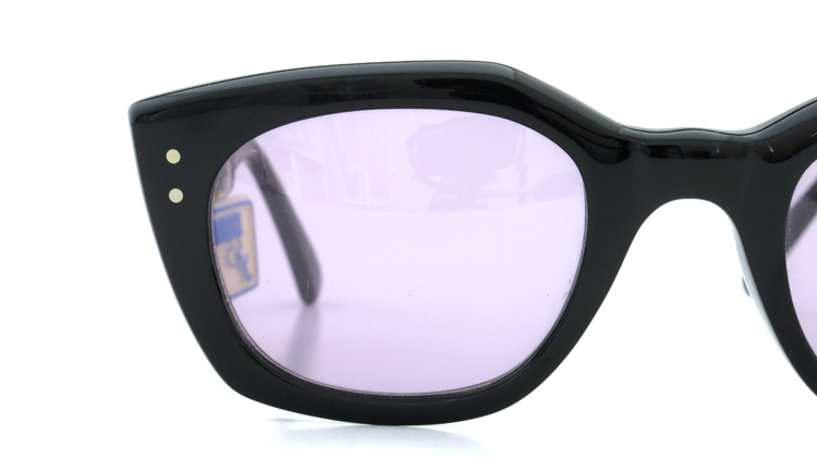 FRANCE Vintage フランス ヴィンテージ サングラス ARMASOL style BLACK PURPLE-GRAY-LENSE 14