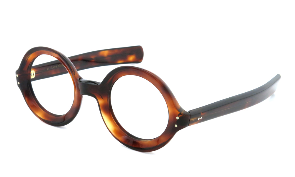 French vintage フレンチ・ヴィンテージ 丸メガネ通販 1960s TWO DOTS ROUND FRAME 40-25