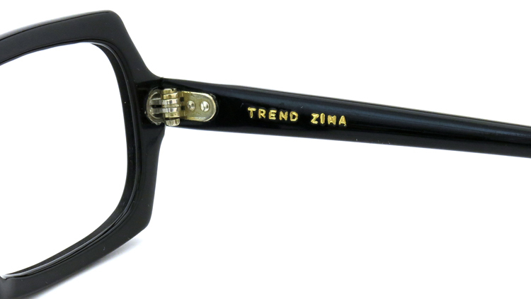 ITALY Vintage イタリアヴィンテージ メガネ SQUARE FRAME TREND ZINA 48-22 BLACK 10