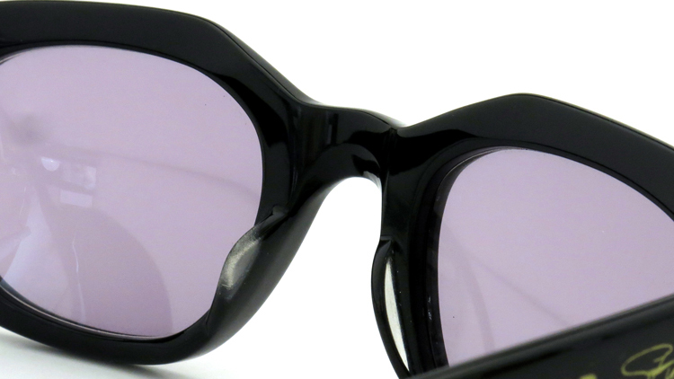 FRANCE Vintage フランス ヴィンテージ サングラス ARMASOL style BLACK PURPLE-GRAY-LENSE 8