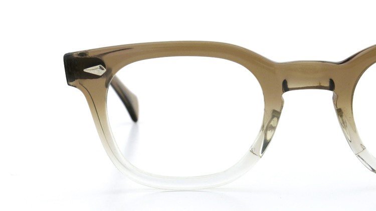 American Optical アメリカンオプチカル (AO)Vintage ヴィンテージ メガネ ダイヤ鋲 Brown Fade 46-24 14