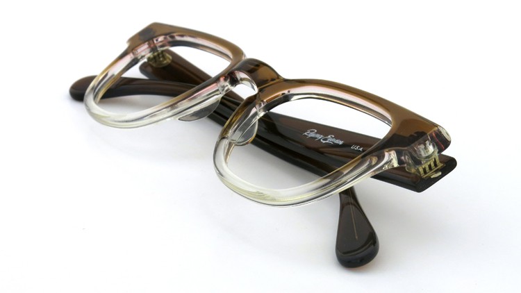 Regency Eyewear レジェンシーアイウェア メガネ BRYAN ブライアン BR-459 44-24 BROWN-SMOKE American made 11