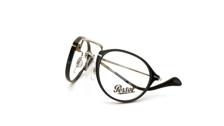 Persol (ペルソール) 折りたたみメガネ Reflex Edition 3075-V-M 95(ブラック) 49size 20