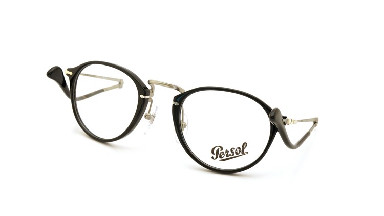 Persol (ペルソール) 折りたたみメガネ Reflex Edition 3075-V-M 95(ブラック) 49size 18