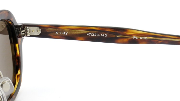 OAMC（オーバーオールマスタークロス）サングラス x-ray X-レイ 47size WOOD SASA/BROWN 10