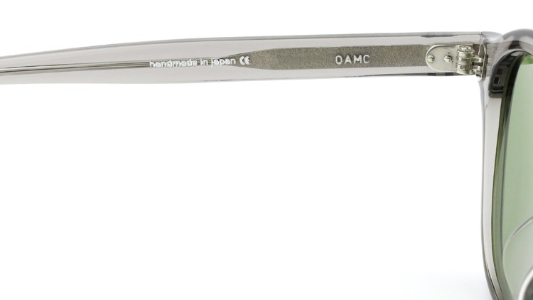 OAMC（オーバーオールマスタークロス）サングラス aero エアロ 48size GREY CRYSTAL/LT GREEN 9