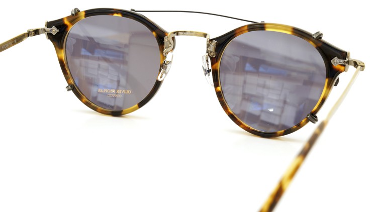 OLIVER PEOPLES(オリバーピープルズ)  メガネ+クリップオンサングラス セット OP-505 DTB Limited Edition 雅+純正BK/グレーレンズクリップオン 7