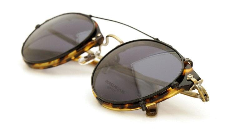 OLIVER PEOPLES(オリバーピープルズ)  メガネ+クリップオンサングラス セット OP-505 DTB Limited Edition 雅+純正BK/グレーレンズクリップオン 12