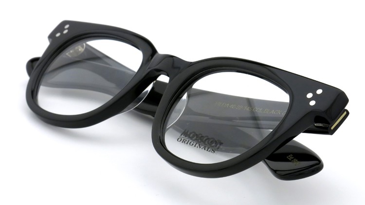 MOSCOT メガネ VILDA通販 Col.BLACK 48size(生産終了 FAT-TEMPLE) 正規取扱