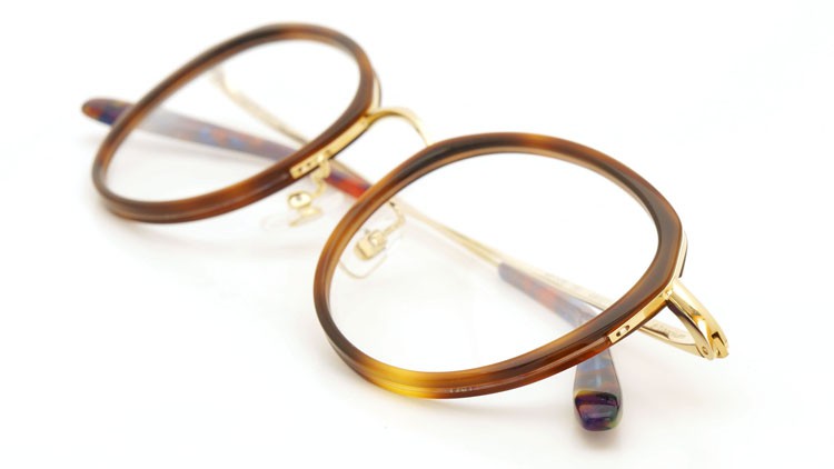 megane and me (メガネアンドミー) メガネ ME006 FELIX DB1 demi/gold/vintage-violet-marble 12