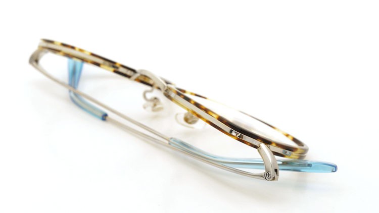 megane and me (メガネアンドミー) メガネ ME006 FELIX TT2 tortoise/silver/light-blue 12