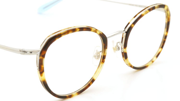 megane and me (メガネアンドミー) メガネ ME006 FELIX TT2 tortoise/silver/light-blue 6