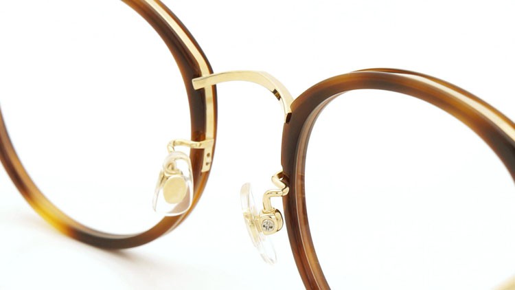 megane and me (メガネアンドミー) メガネ ME006 FELIX DB1 demi/gold/vintage-violet-marble 8