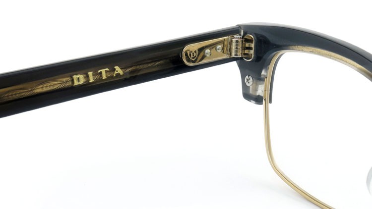 DITA  (ディータ) メガネ RIRE リール DRX-3024-A-BLK-GLD 50size 9