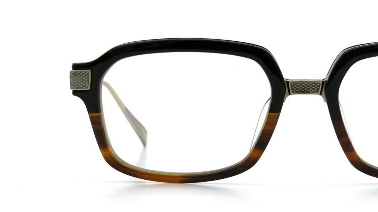 DITA (ディータ) メガネ LEXINGTON レキシントン DRX-2033-E Black-Tortoise-Fade Brushed-12K-Gold 52size 15