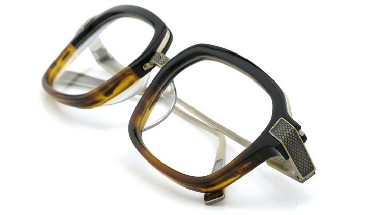 DITA (ディータ) メガネ LEXINGTON レキシントン DRX-2033-E Black-Tortoise-Fade Brushed-12K-Gold 52size 12