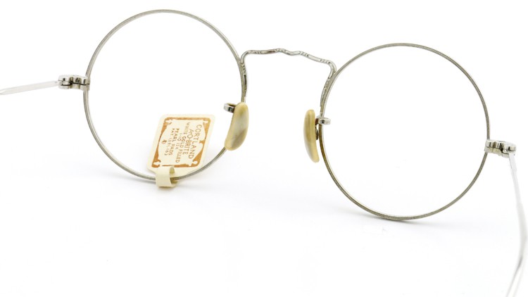 American Optical アメリカン オプティカル  antique アンティーク メガネ 1930s MARSHWOOD 1/10 12kGF 40□20 WHITE-GOLD 6