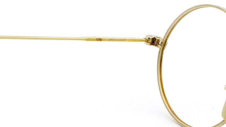 American Optical アメリカン オプティカル  antique アンティーク メガネ 1930s MARSHWOOD 1/10 12kGF 40□24 Yellow-Gold 9