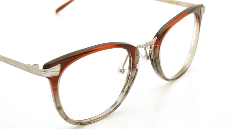 SELIMA OPTIQUE (セリマ オプティーク) 2014年秋冬 最新作メガネ DAVID デビッド 08C Red-Fade&Grey-Sasa/MS 7