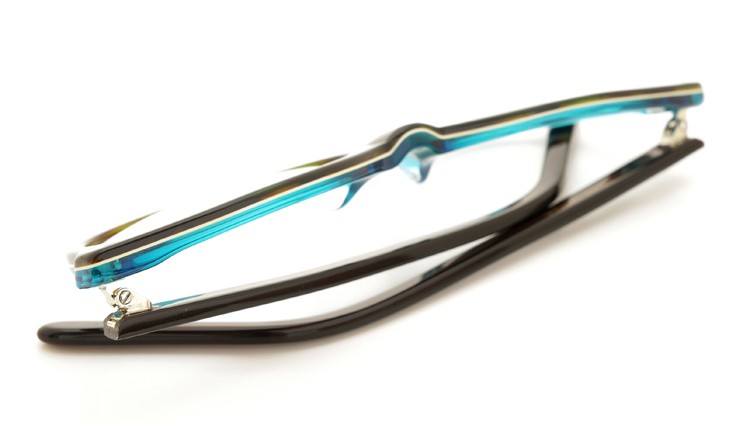 SELIMA OPTIQUE (セリマ オプティーク) 2014年秋冬 最新作メガネ CLAIRE クレール 794 kamo-White-TurquoiseBlue 12