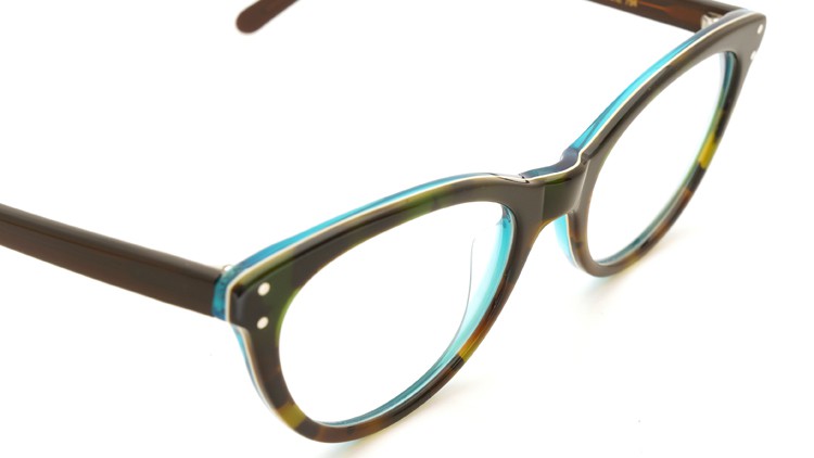 SELIMA OPTIQUE (セリマ オプティーク) 2014年秋冬 最新作メガネ CLAIRE クレール 794 kamo-White-TurquoiseBlue 6