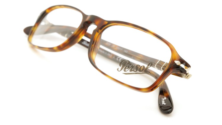 Persol (ペルソール) メガネ+クリップオンセット 3035 24(べっ甲柄) 53size 詳細画像 18