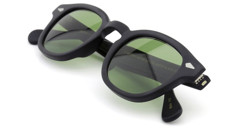 MOSCOT ORIGINALS (モスコット) サングラスカスタム LEMTOSH レムトッシュ Col.MATTE BLACK 44size Green-Lense { Sunglass by ponmegane } 11