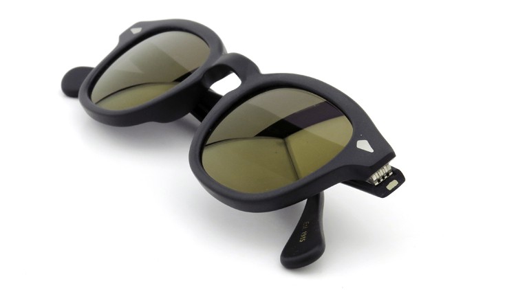 MOSCOT ORIGINALS (モスコット) サングラスカスタム LEMTOSH レムトッシュ Col.MATTE BLACK 44size Gold-Mirror {Sunglass by ponmegane} 11