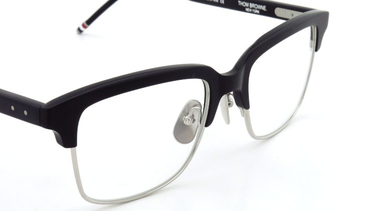 THOM BROWNE.  NEWYORK（トムブラウン) 2014 F/W メガネ TB-709-A BLK-SLV 54size 詳細画像6