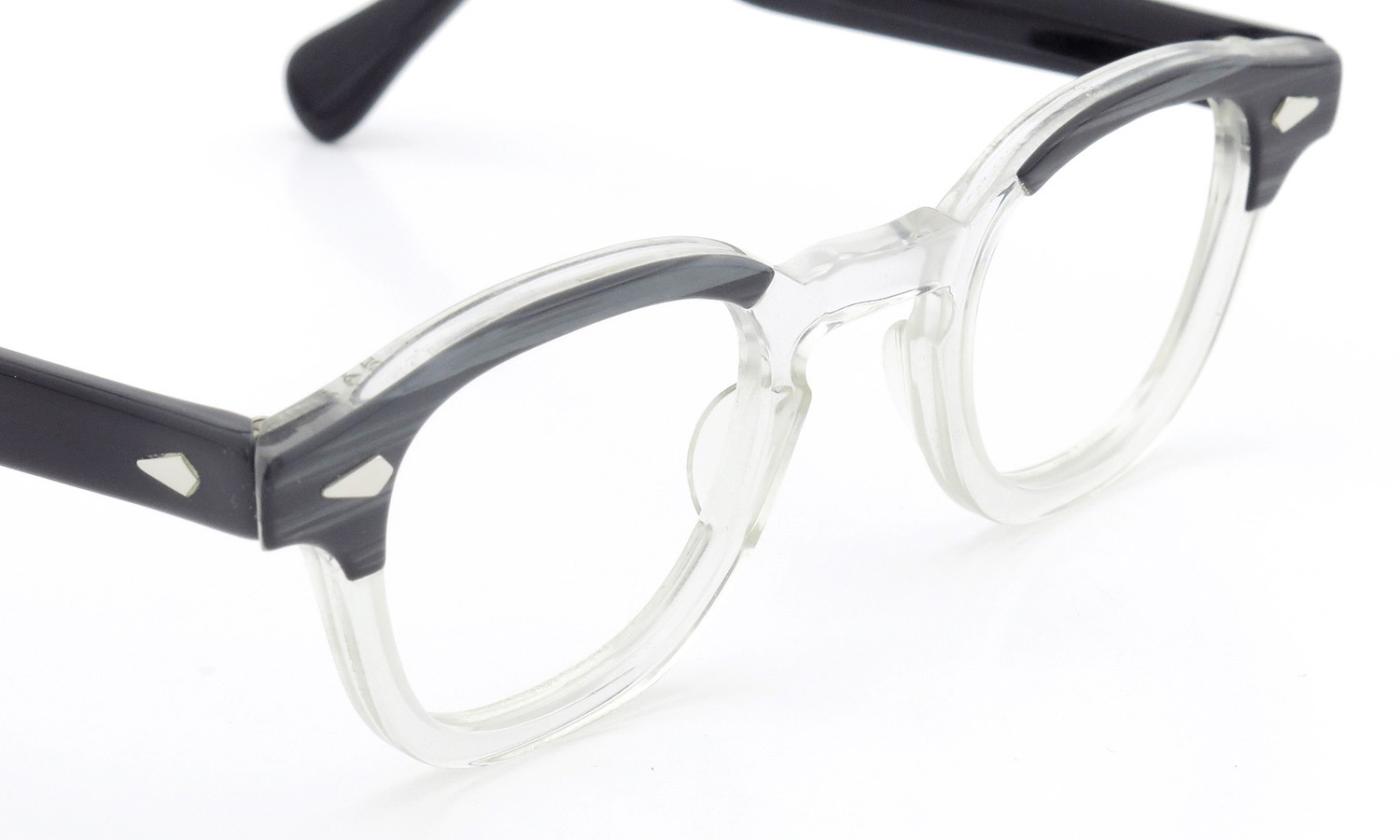 TART Optical vintage タートオプティカル ヴィンテージ メガネ ARNEL アーネル BLACKWOOD CB-CLEAR 42-24 [no.3] 6