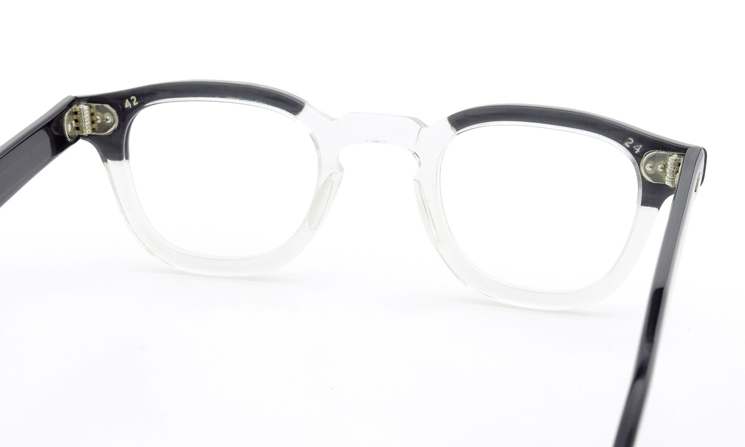 TART Optical vintage タートオプティカル ヴィンテージ メガネ ARNEL アーネル BLACKWOOD CB-CLEAR 42-24 [no.3] 7