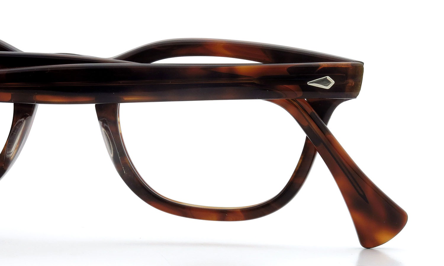 American Optical アメリカンオプチカル (AO)Vintage ヴィンテージ メガネ STADIUM USA ダイヤ鋲 4568 RF23 TORTOISE 46-24 13