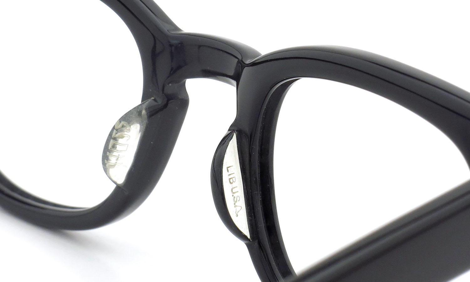 LIBERTY Optical 1950's vintage メガネ 9-PAR BLACK 44-20 8