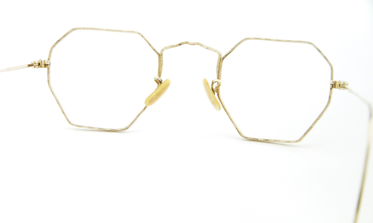 American Optical アメリカン オプティカル vintage ヴィンテージ メガネ 1930年代 CORTLAND OCTAGON col.Gold 7