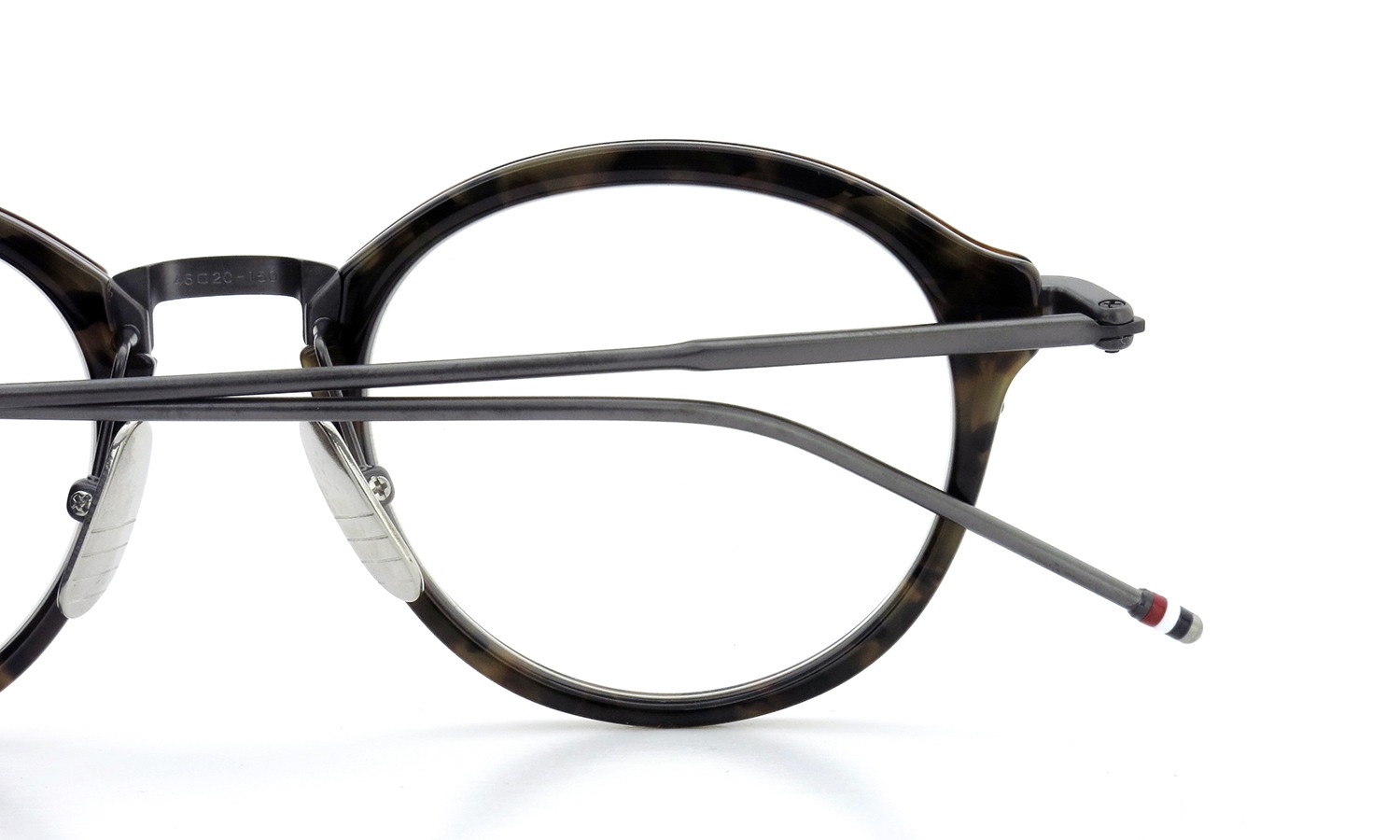 THOM BROWNE. (トムブラウン)メガネ TB-011D 46size TOKYO TORTOISE W - BROWN CRYSTALINE 14