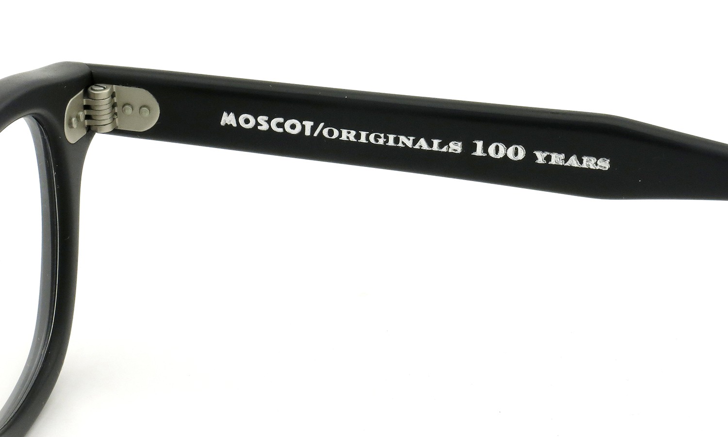 MOSCOT ORIGINALS 100YEARS モスコット 100周年記念 限定モデル メガネ LEMTOSH-WOOD レムトッシュウッド COL.MATTE BLACK 44size 10