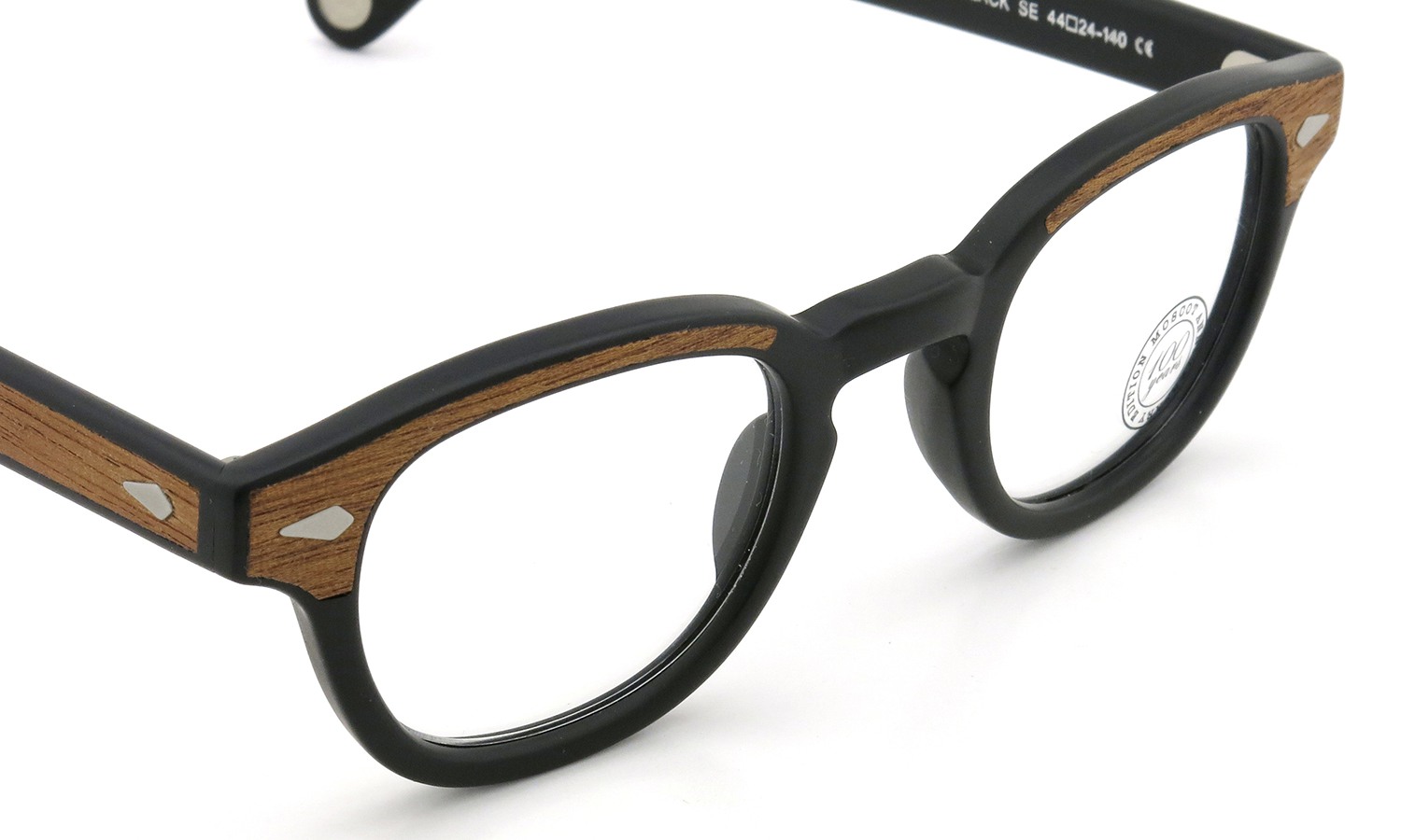 MOSCOT ORIGINALS 100YEARS モスコット 100周年記念 限定モデル メガネ LEMTOSH-WOOD レムトッシュウッド COL.MATTE BLACK 44size 6