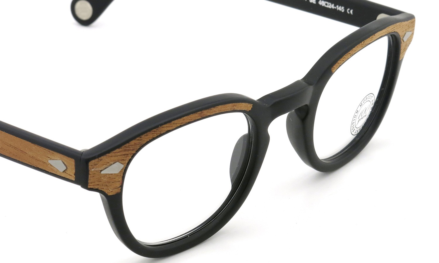 MOSCOT ORIGINALS 100YEARS モスコット 100周年記念 限定モデル LEMTOSH-WOOD レムトッシュウッド COL.MATTE BLACK 46size 6