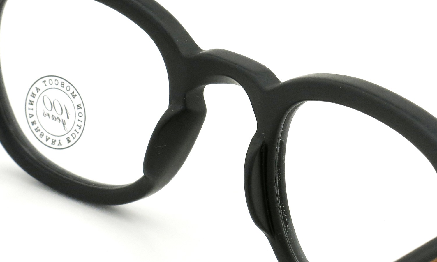 MOSCOT ORIGINALS 100YEARS モスコット 100周年記念 限定モデル メガネ LEMTOSH-WOOD レムトッシュウッド COL.MATTE BLACK 44size 8