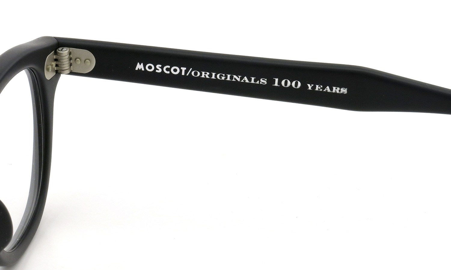 MOSCOT ORIGINALS 100YEARS モスコット 100周年記念 限定モデル メガネ LEMTOSH-WOOD レムトッシュウッド COL.MATTE BLACK 46size 10