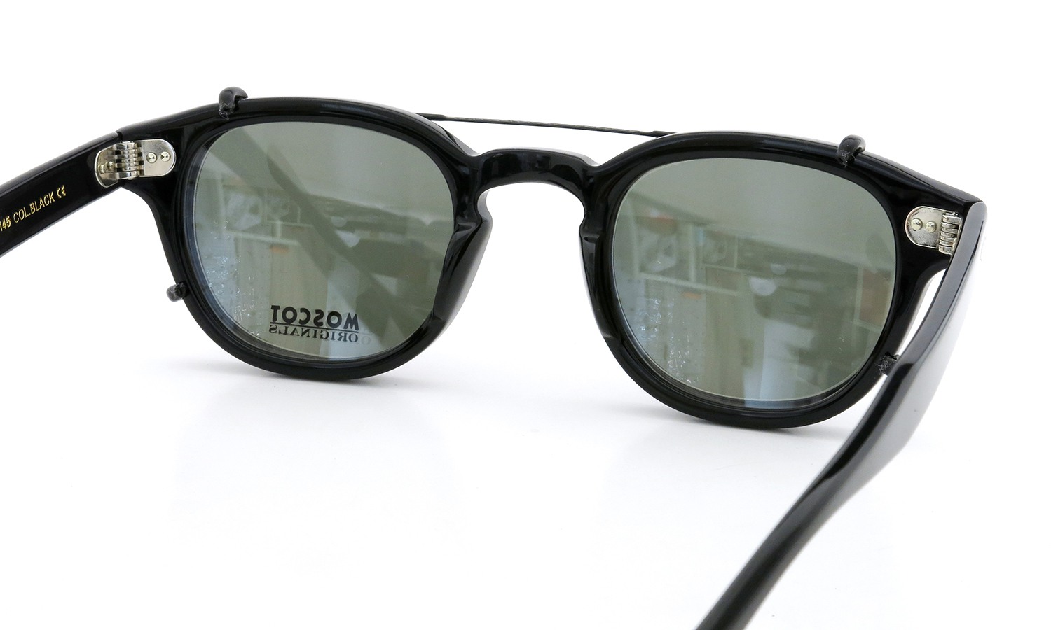 MOSCOT モスコット 定番メガネ LEMTOSH レムトッシュ クリップオンセット通販 BLACK 46size + 純正ブラック