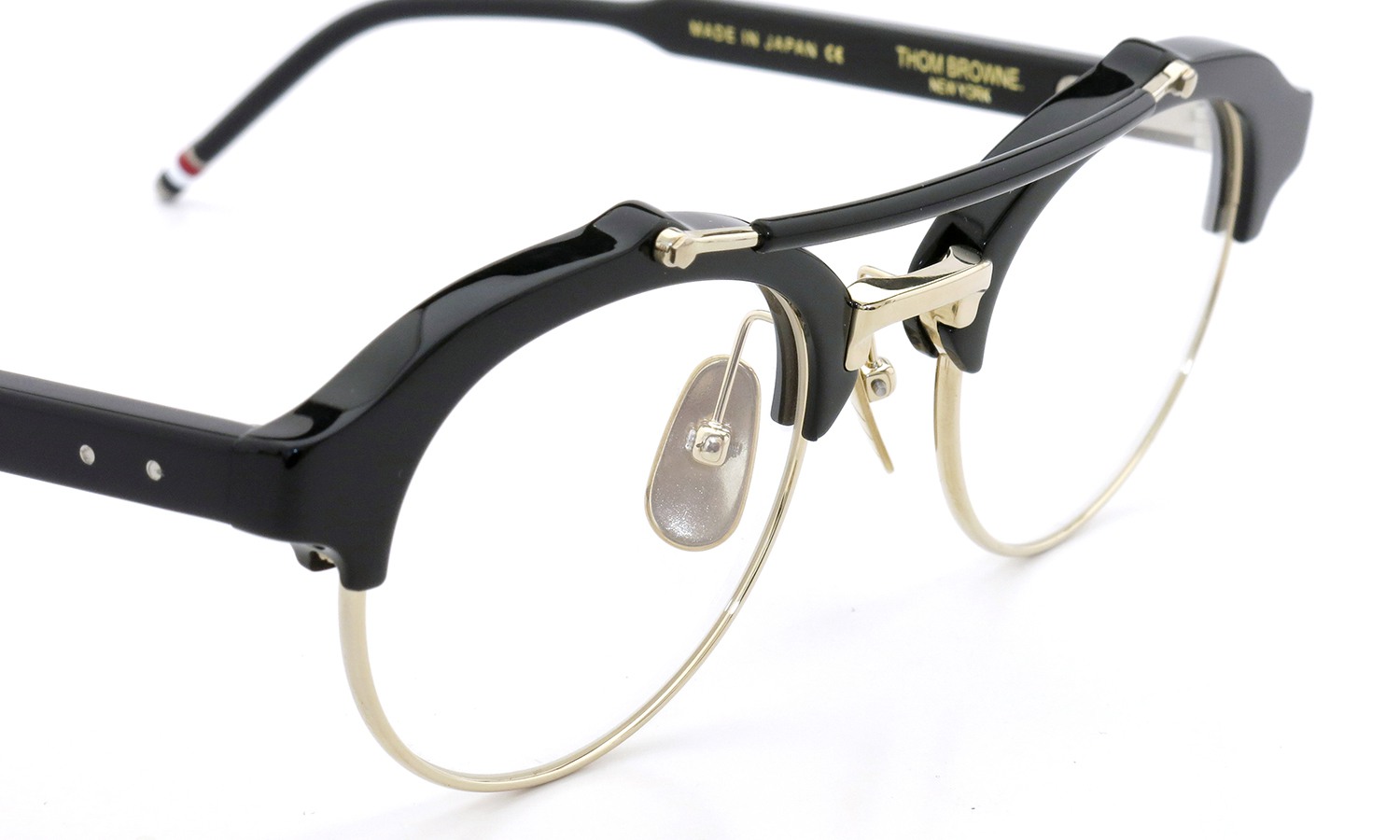 THOM BROWNE.  NEWYORK (トムブラウン) 2012 A/W メガネ TB-700-A BLACK-12K GLD 49size 5