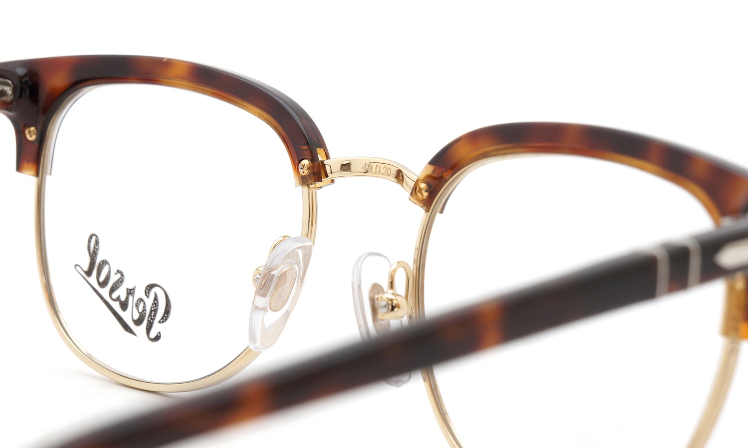 Persol ペルソール メガネ通販 3105-V-M 24(べっ甲柄) 49size ポンメガネ