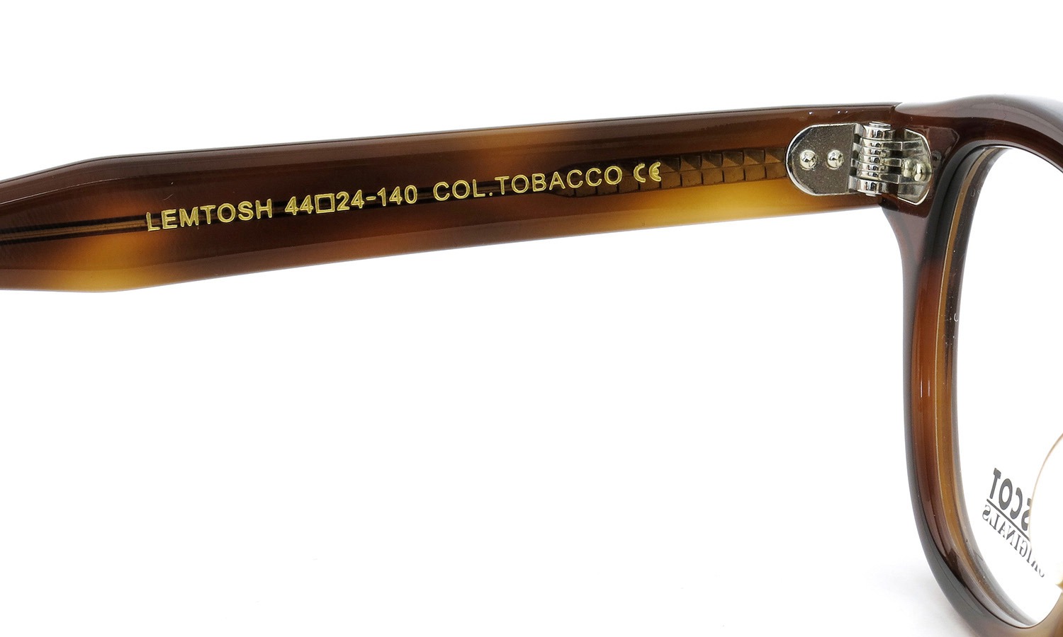 MOSCOT モスコット 定番メガネ LEMTOSH レムトッシュ通販 TOBACCO 44size (正規取扱店：ポンメガネ大宮) 正規取扱