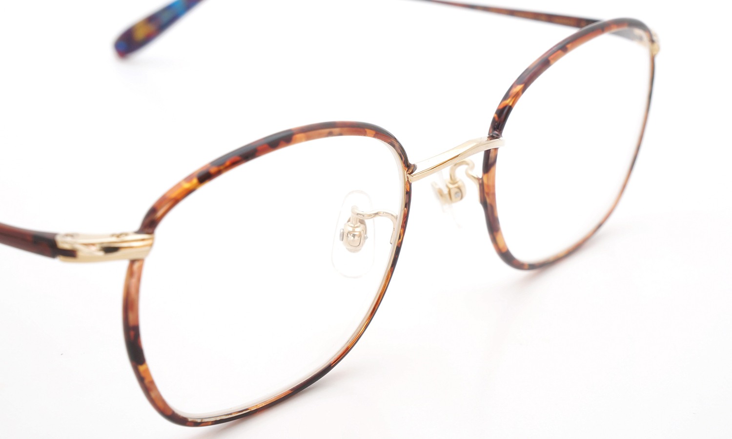 megane and me (メガネアンドミー) メガネ ME008 HARRIS VD Vintage-Demi/Gold/vintage-violet-marble 6