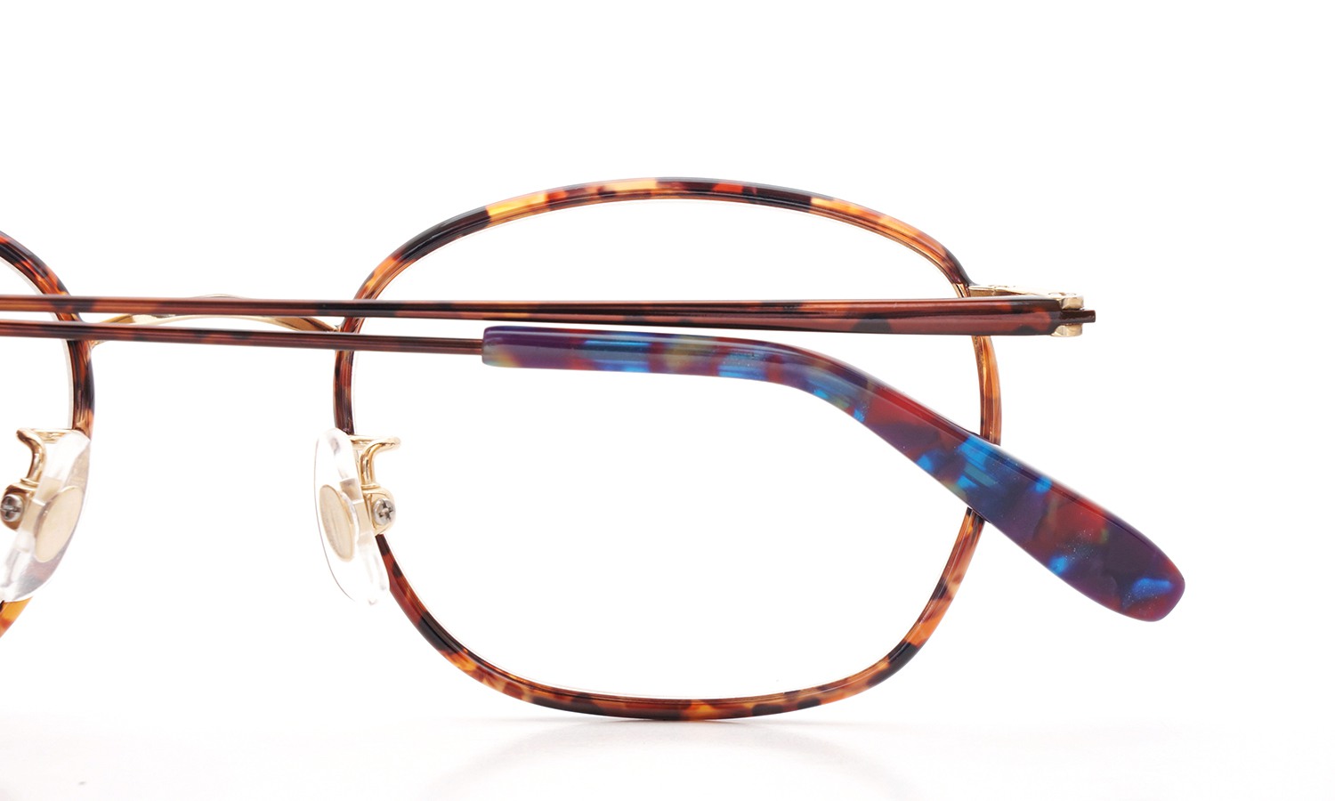 megane and me (メガネアンドミー) メガネ ME008 HARRIS VD Vintage-Demi/Gold/vintage-violet-marble 14